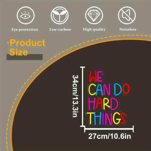 英文字母霓虹燈臥室教室裝飾燈牌WECANDOTHINGS可調光多色可調光 英文字母霓虹燈臥室教室裝飾燈牌WECANDOTHINGS可調光多色可調光