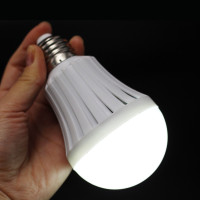 LED智能應急照明球泡燈夜市擺攤燈地攤燈E27螺口停電應急燈泡