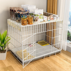 寵物圍欄狗籠子小型犬家用室內柵欄不佔地狗捨狗窩厠所貓籠貓別墅