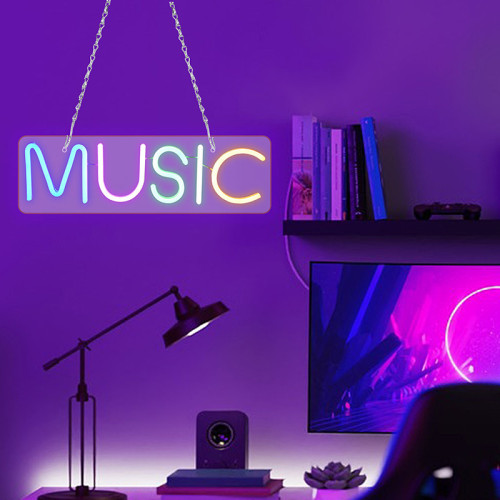 LED音樂符號燈牌音樂場景氛圍裝飾燈牌房間客廳臥室卡拉OK房背景 LED音樂符號燈牌音樂場景氛圍裝飾燈牌房間客廳臥室卡拉OK房背景