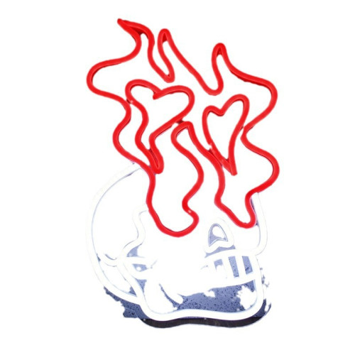 LED霓虹燈牌紅色骷髏頭萬聖節裝飾燈牌房間客廳臥室氛圍燈小夜燈 LED霓虹燈牌紅色骷髏頭萬聖節裝飾燈牌房間客廳臥室氛圍燈小夜燈