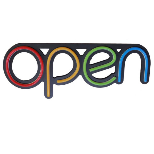 OPEN霓虹燈超高亮營業中商店開業LED廣告牌浮雕霓虹燈牌 OPEN霓虹燈超高亮營業中商店開業LED廣告牌浮雕霓虹燈牌