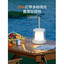 新款星空露營燈戶外串燈氛圍燈帳篷裝飾燈火焰燈防水高亮