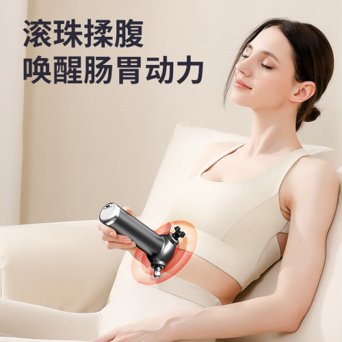 松解筋膜槍 多功能三頭高頻沖擊肌肉按摩器滾珠揉腹儀 按摩槍 松解筋膜槍 多功能三頭高頻沖擊肌肉按摩器滾珠揉腹儀 按摩槍