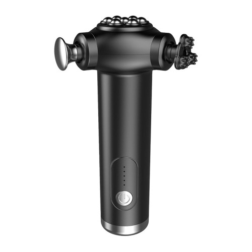 松解筋膜槍 多功能三頭高頻沖擊肌肉按摩器滾珠揉腹儀 按摩槍 松解筋膜槍 多功能三頭高頻沖擊肌肉按摩器滾珠揉腹儀 按摩槍