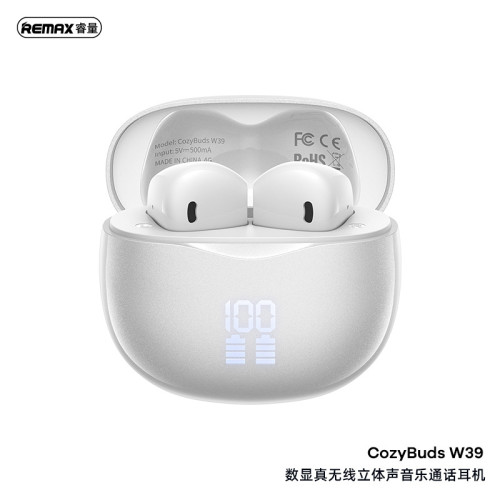 remax 電量顯示真無線藍牙耳機 長續航藍牙5.4手機音樂無線耳機 remax 電量顯示真無線藍牙耳機 長續航藍牙5.4手機音樂無線耳機