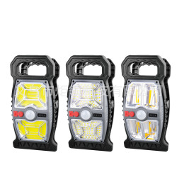 戶外太陽人體感應燈家用太陽能庭院燈戶外花園露營夾子燈