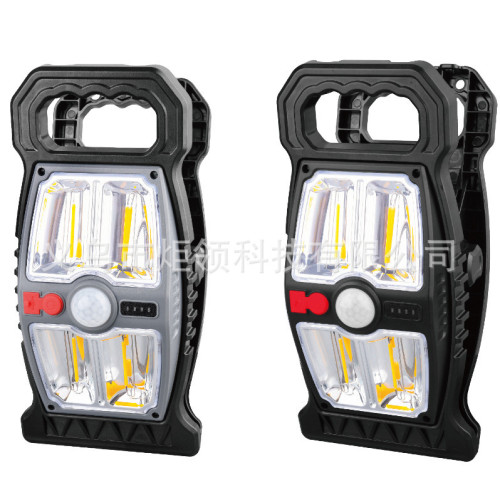 戶外太陽人體感應燈家用太陽能庭院燈戶外花園露營夾子燈 戶外太陽人體感應燈家用太陽能庭院燈戶外花園露營夾子燈