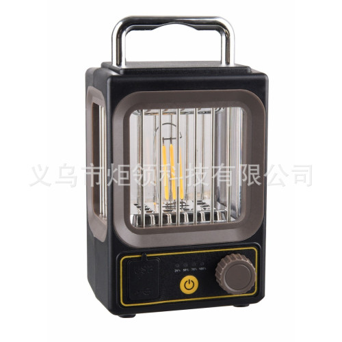 新款太陽能露營燈無極調光便捷式鎢絲燈手提式可充電帳篷燈 新款太陽能露營燈無極調光便捷式鎢絲燈手提式可充電帳篷燈