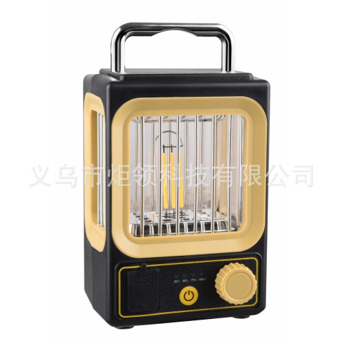 新款太陽能露營燈無極調光便捷式鎢絲燈手提式可充電帳篷燈 新款太陽能露營燈無極調光便捷式鎢絲燈手提式可充電帳篷燈