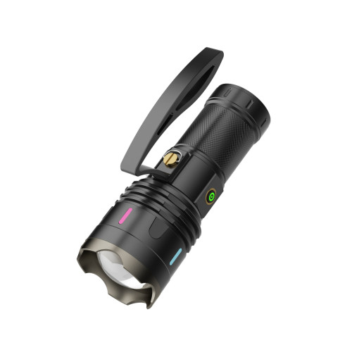 新款戶外強光遠射LED探照燈充電超長續航照明鋁合金手提電筒 新款戶外強光遠射LED探照燈充電超長續航照明鋁合金手提電筒