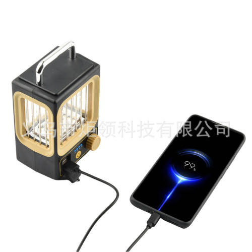 新款太陽能露營燈無極調光便捷式鎢絲燈手提式可充電帳篷燈