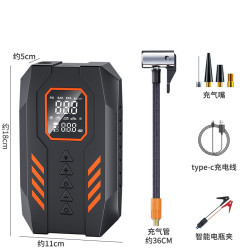 應急汽車打火啓動照明充氣一體機行動電源測胎壓車用打氣泵可攜式