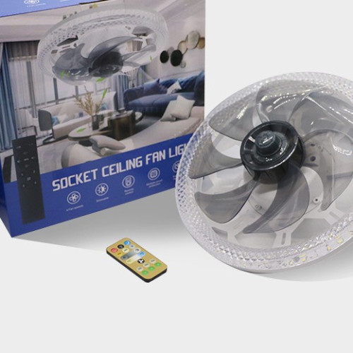 led水晶風扇燈白光E27家用簡約客廳大廳主燈遙控調檔臥室風扇燈 led水晶風扇燈白光E27家用簡約客廳大廳主燈遙控調檔臥室風扇燈