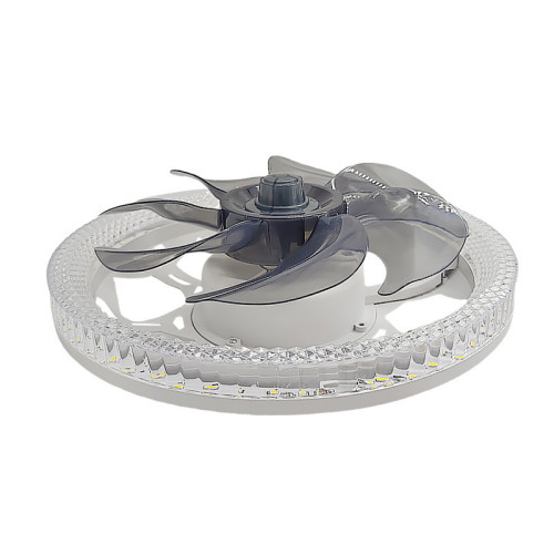 led水晶風扇燈白光E27家用簡約客廳大廳主燈遙控調檔臥室風扇燈 led水晶風扇燈白光E27家用簡約客廳大廳主燈遙控調檔臥室風扇燈