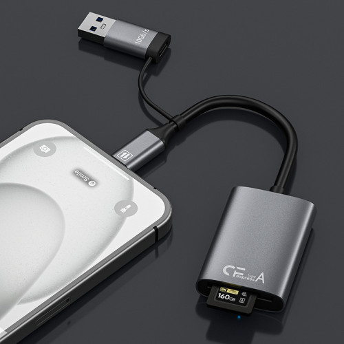 cfe讀卡器CFexpress TypeA卡CFA卡高速相機CFB儲存type c手機電腦