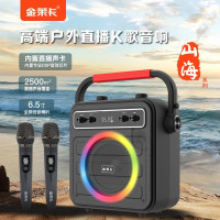 爆款戶外專業K歌藍牙音箱可攜式無線卡拉OK藍牙音響