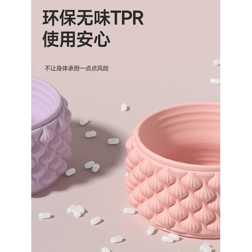 瑜珈輪開背後彎神器初學者健身瑜珈後彎滾輪神器滾筒家用普拉提圈 瑜珈輪開背後彎神器初學者健身瑜珈後彎滾輪神器滾筒家用普拉提圈