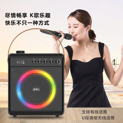 爆款戶外專業K歌藍牙音箱可攜式無線卡拉OK藍牙音響廠 爆款戶外專業K歌藍牙音箱可攜式無線卡拉OK藍牙音響廠