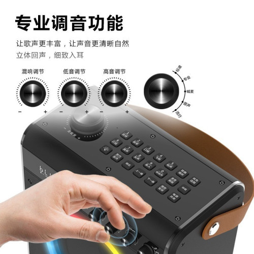 爆款戶外專業K歌藍牙音箱可攜式無線卡拉OK藍牙音響廠 爆款戶外專業K歌藍牙音箱可攜式無線卡拉OK藍牙音響廠
