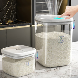 真空米桶家用防蟲防潮密封桶高級裝米缸米箱面桶大米收納盒儲存罐