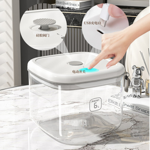 真空米桶家用防蟲防潮密封桶高級裝米缸米箱面桶大米收納盒儲存罐 真空米桶家用防蟲防潮密封桶高級裝米缸米箱面桶大米收納盒儲存罐