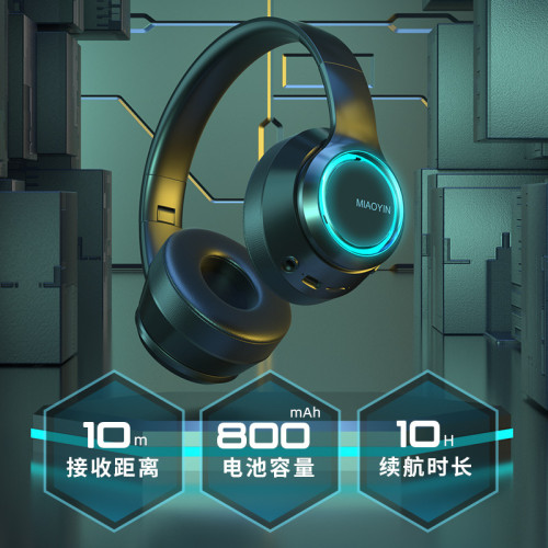 藍牙耳機頭戴式電競遊戯重低音折曡插卡無線耳麥手機通用 藍牙耳機頭戴式電競遊戯重低音折曡插卡無線耳麥手機通用