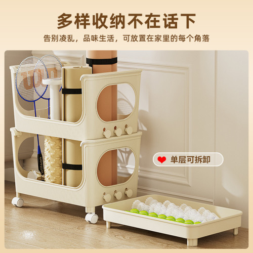 小推車零食置物架嬰兒用品收納櫃多層收納架可移動寶寶玩具收納加 小推車零食置物架嬰兒用品收納櫃多層收納架可移動寶寶玩具收納加