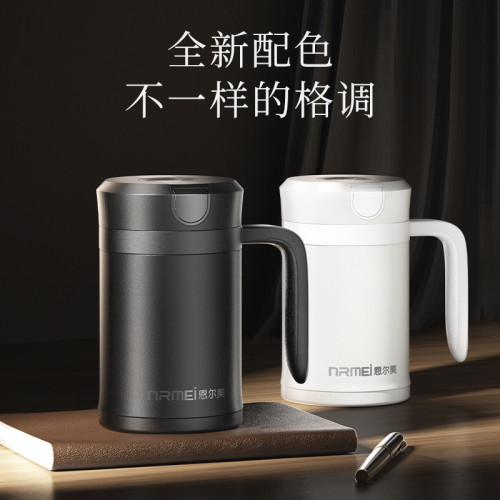 316不鏽鋼保溫杯男士茶水分離泡茶杯大容量智能高檔辦公室水杯子 316不鏽鋼保溫杯男士茶水分離泡茶杯大容量智能高檔辦公室水杯子