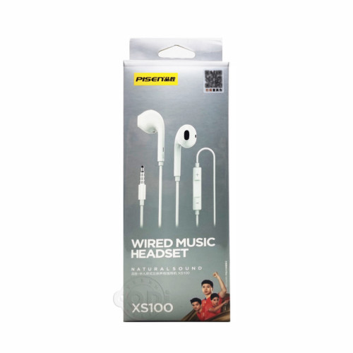 品勝耳機有線半入耳式3.5mm圓口線控帶麥適用於蘋果安卓華爲手機 品勝耳機有線半入耳式3.5mm圓口線控帶麥適用於蘋果安卓華爲手機