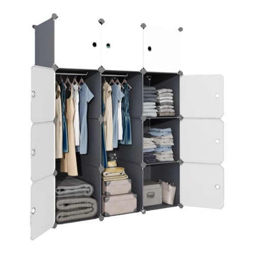 簡易衣櫃家用臥室組裝收納櫃子出租房布衣櫥宿舍小儲物櫃結實耐用 簡易衣櫃家用臥室組裝收納櫃子出租房布衣櫥宿舍小儲物櫃結實耐用