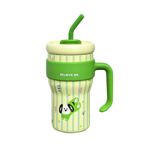 可愛卡通清雅冰霸杯高顔值女生大容量保溫杯不鏽鋼巨無霸車用吸管 可愛卡通清雅冰霸杯高顔值女生大容量保溫杯不鏽鋼巨無霸車用吸管