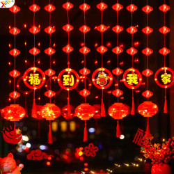 發光福到我家冰條led彩燈掛件2025蛇年春節室內房間氛圍裝飾場景