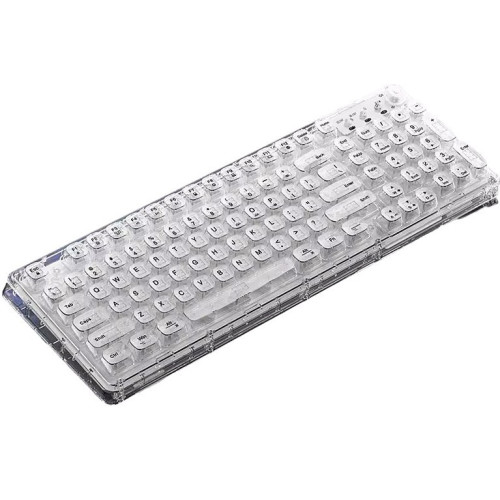 雷麟Z98透明無線藍牙鍵盤滑鼠套裝機械手感電腦鍵鼠女生辦公靜音 雷麟Z98透明無線藍牙鍵盤滑鼠套裝機械手感電腦鍵鼠女生辦公靜音