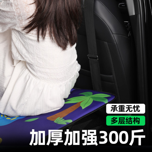 汽車後排睡墊可折曡床轎車suv後座睡覺卡通兒童墊子免充氣車用床 汽車後排睡墊可折曡床轎車suv後座睡覺卡通兒童墊子免充氣車用床