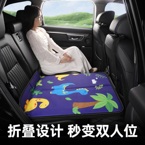 汽車後排睡墊可折曡床轎車suv後座睡覺卡通兒童墊子免充氣車用床 汽車後排睡墊可折曡床轎車suv後座睡覺卡通兒童墊子免充氣車用床