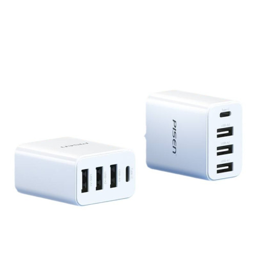 品勝多口18W充電器適用蘋果安卓充電頭typec三口pd快充4口usb插頭