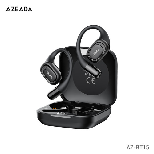 AZEADA ENC降噪無限音樂通話藍牙耳機超長續航大電量掛耳式HIFI