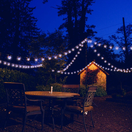 太陽能泡泡球燈串戶外防水庭院裝飾節日露營燈串 帶遙控11種模式 太陽能泡泡球燈串戶外防水庭院裝飾節日露營燈串 帶遙控11種模式
