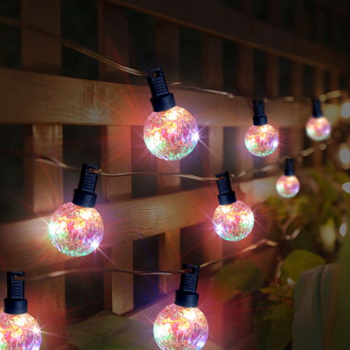 太陽能泡泡球燈串戶外防水庭院裝飾節日露營燈串 帶遙控11種模式 太陽能泡泡球燈串戶外防水庭院裝飾節日露營燈串 帶遙控11種模式