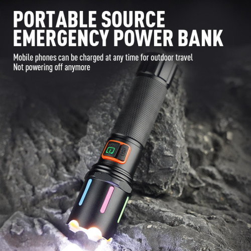 TEMU TIKTOK 強光手電筒巡邏露營戶外照明白雷射COB鋁合金 TEMU TIKTOK 強光手電筒巡邏露營戶外照明白雷射COB鋁合金