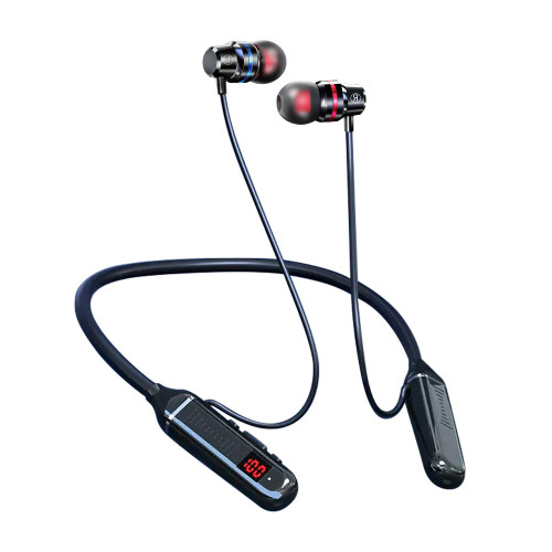 藍牙耳機 新款入耳式超長待機適用於插卡遊戯運動頸掛式耳機電競