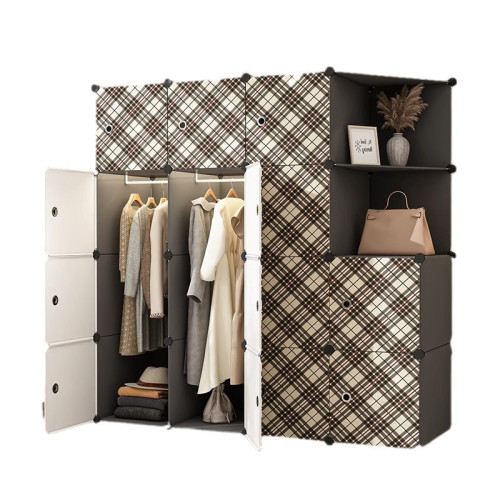 簡易衣櫃家用臥室晾衣架出租房用組裝衣櫥結實耐用成人衣櫃收納櫃 簡易衣櫃家用臥室晾衣架出租房用組裝衣櫥結實耐用成人衣櫃收納櫃