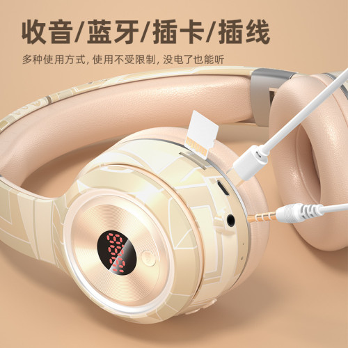 英語四六級聽力耳機頭戴式藍牙FM調頻AB大學考試專用耳機