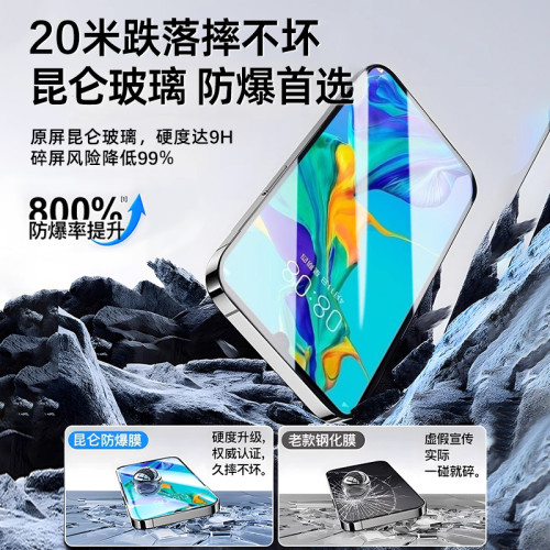 適用蘋果手機16PRO鋼化膜無塵倉防指紋防爆全屏11 鋼化膜15PROMAX