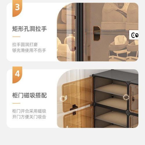 簡易鞋架塑膠家用室內進門門口防塵收納神器透明鞋櫃新款玄關防塵 簡易鞋架塑膠家用室內進門門口防塵收納神器透明鞋櫃新款玄關防塵