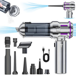 新款無線吹吸一體吸塵器一鍵倒塵手持吹塵器大功率吸力車用吸塵器