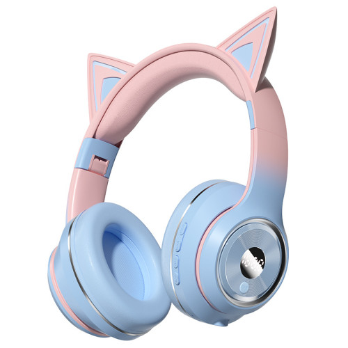 英語聽力四六級考試專用頭戴式藍牙耳機貓耳調頻爆款