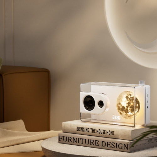 M6月光寶盒藍牙音箱桌面創意時鍾閙鍾白噪音無線藍牙音箱生日禮物 M6月光寶盒藍牙音箱桌面創意時鍾閙鍾白噪音無線藍牙音箱生日禮物