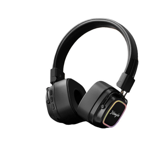 發光無線藍牙耳機頭戴式可插卡爆款電競長續航降噪麥